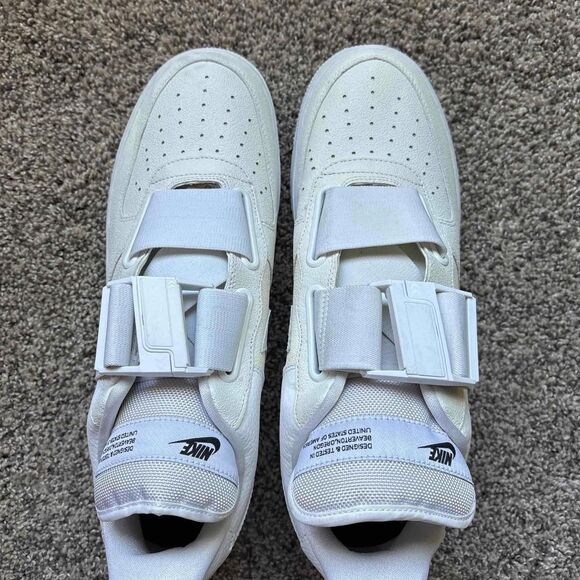 Nike Air Force 1 Utility White Black  Size 12 Men's - Picture 7 of 8